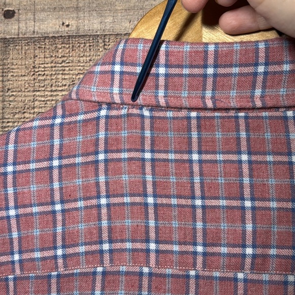 Faherty Plaid 100% Organic Cotton Button Down Shirt* - Picture 8 of 8